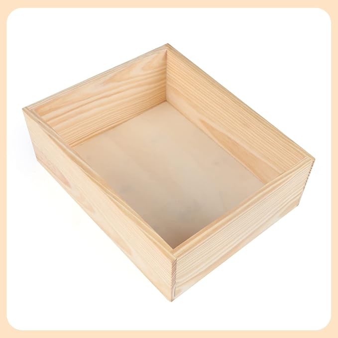 Joqutoys ABC Wooden Building Blocks for Toddlers 3 Large, 40 PCS Alphabet & Number Stacking Blocks with Storage Tray, Montessori Educational Learning Toys for Boys Girls Kids Gifts 1.65"-BubblyBeeBaby