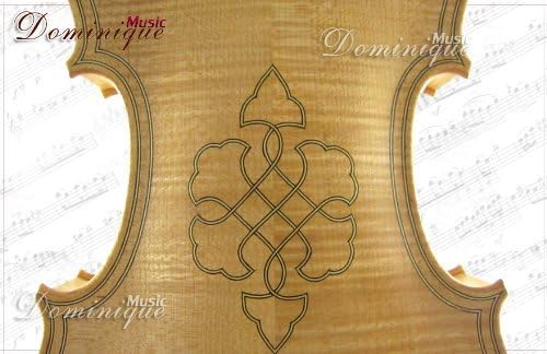 "Blonde" D Z Strad Violin – Gasparo da Salo 1590, “Adam” Copy (Limited Edition) Concert Violin 4/4 Full Size Handmade with Dominant Strings, Case, Bow, Shoulder Rest and Rosin-BubblyBeeBaby