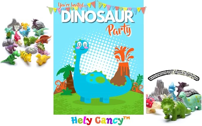 Hely Cancy Dinosaur Bath Toys - No Hole Bath Toys for Kids,Baby Bath Toys for Shower Water Pool Toys-BubblyBeeBaby