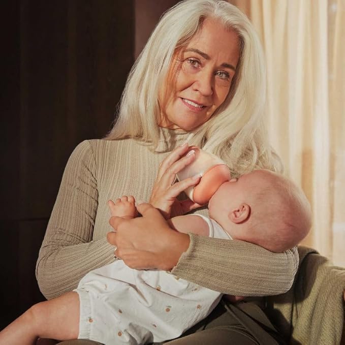 Classic Baby Bottle - Medium - Shape 4 (Most Common)- Responsive Flow Valve-BubblyBeeBaby