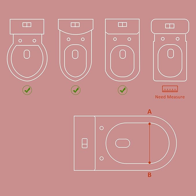 JASSONE® Potty Training Seat, Toddler Step Stool, 2 in 1 Potty Training Toilet for Kids, Baby Seat with Splash Guard and Anti-Slip Pad for Boys Girls Potty Training, BabyPink-BubblyBeeBaby