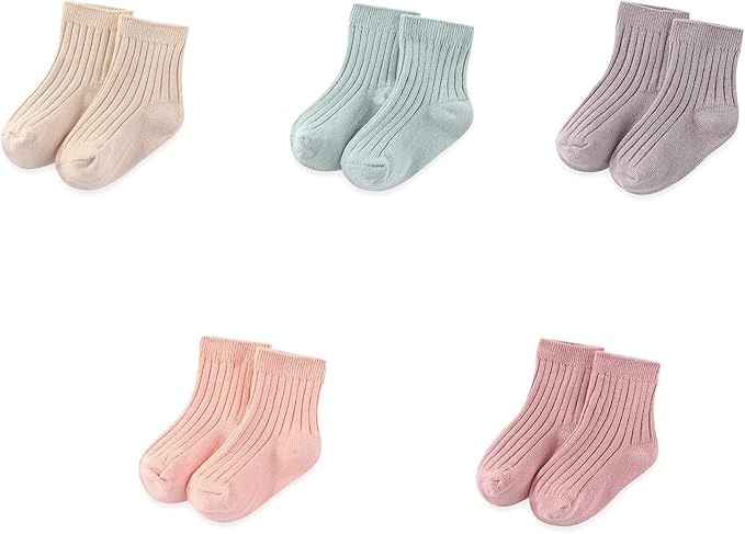 15 Pack Unisex New Born Boy Girls No Scratch Mittens Sets Cotton Soft Baby Gloves Hats socks Accessory 0-6 Months-BubblyBeeBaby