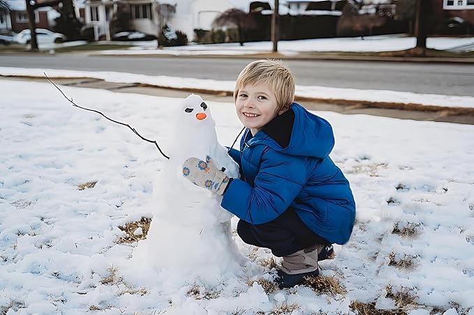 Toddler Gloves Kids Mittens Winter Warm Lined Fleece Gloves Waterproof Snow Baby Mitten for Boys Girls-BubblyBeeBaby