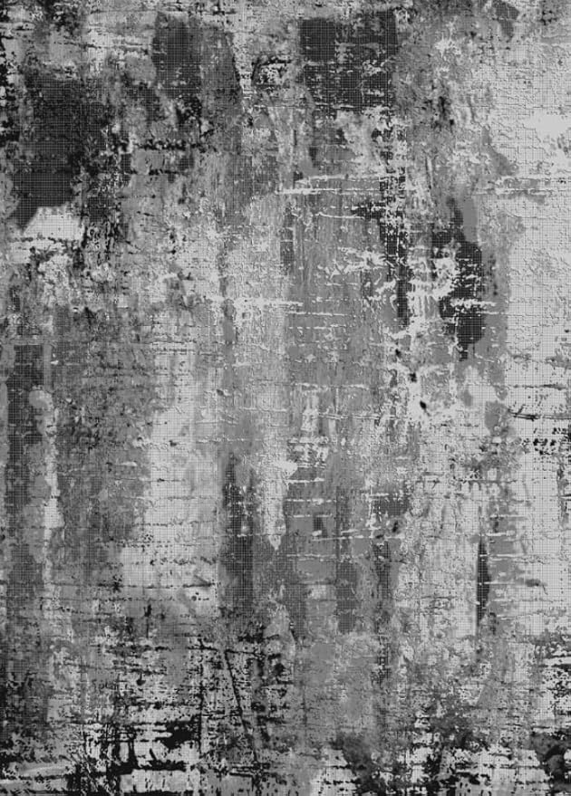 Kelarea Living Room Rug, 6x9 Area Rug Modern Abstract Washable Rugs, Black Non Slip Low Pile Carpet, Stain Resistant Large Rugs for Bedroom, Dining Room, College Dorm, Home Office-BubblyBeeBaby