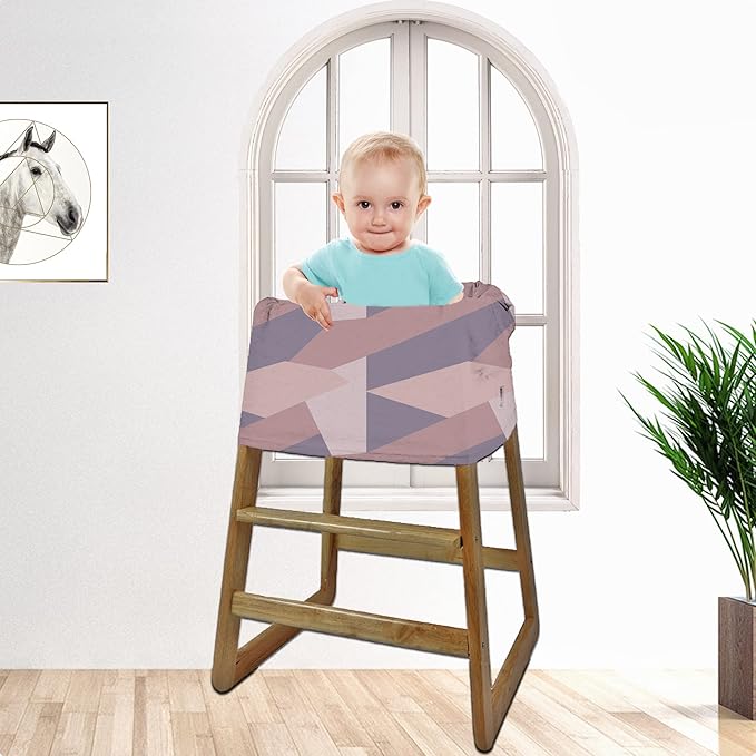 Carseat Cover Boy and Girls - Multi-use Nursing Car Seat Canopy Cover for Breastfeeding, Infant Stroller Cover, High Chair Cover (Baby Pink)-BubblyBeeBaby