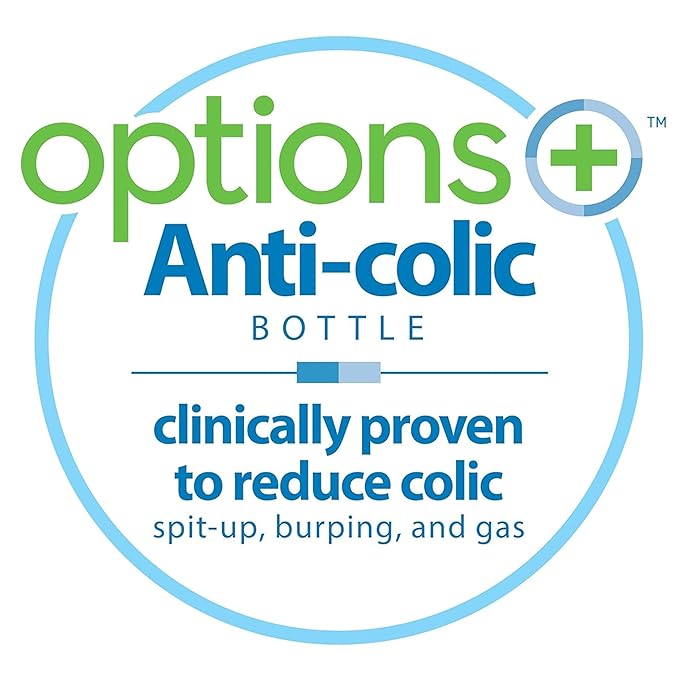 Dr. Brown's Natural Flow Anti-Colic Options+ Wide-Neck Baby Bottles 5 oz/150 mL,with Level 1 Slow Flow Nipple, Pink 4 Pack, 0m+-BubblyBeeBaby