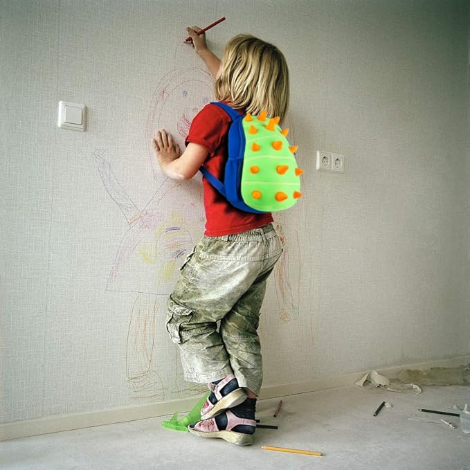 JiePai Dinosaur Toddler Backpack Waterproof 3D Cartoon Kids Backpack for Boys-BubblyBeeBaby