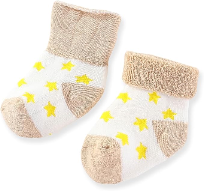 15 Pack Unisex New Born Boy Girls Hats Mittens Socks Sets Cotton Soft Infant Accessory 0-6 Months Baby Essentials-BubblyBeeBaby