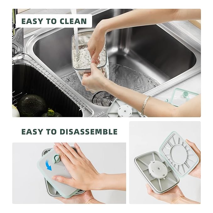 1700ml Airtight Formula Container Pop Up Milk Powder Container Formula Dispenser, 21OZ, 1.32LB, 600g, Brown-BubblyBeeBaby