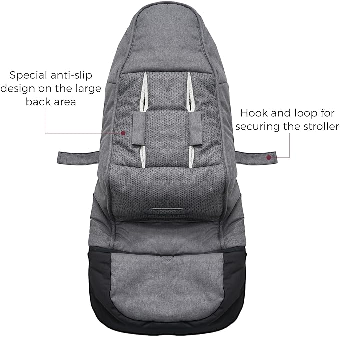 Momcozy Stroller Footmuff | Universal, Weather-Proof, Warm Stroller Bunting Bag | Extendable Winter Cover | Adjustable Buckle-BubblyBeeBaby