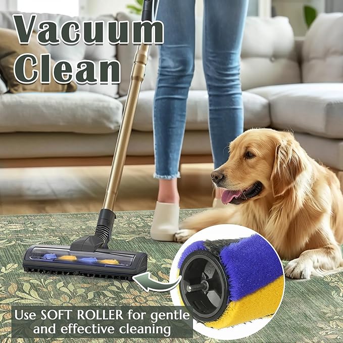 jinchan Floral 6x9 Green Area Rugs for Living Room - Machine Washable Vintage Distressed Design Soft Throw Rug Non-Slip Large Carpet for Bedroom Dining Room Home Office Nursery (6x9ft,Dark Green)-BubblyBeeBaby