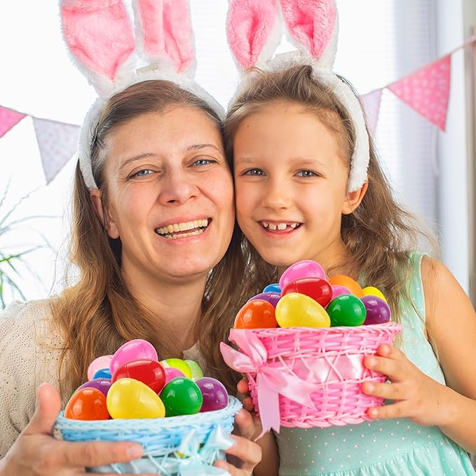 180Pcs Easter Eggs, 2.3" Fillable Bright Colors Plastic Easter Eggs Empty for Easter Hunt, Easter Basket Stuffers, Party Favor, Classroom Prize Supplies -BubblyBeeBaby