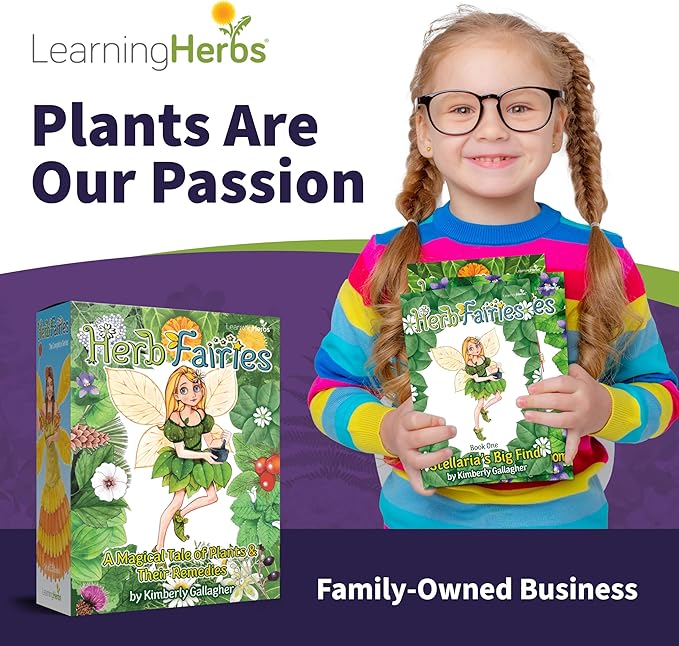 Herb Fairies: 13 Plant Books Set & Digital Learning System - Explore Plants & Healing Herbs Through Engaging & Educational Stories - Includes Audiobooks, Printables, Recipes, Crafts, Puzzles & Games-BubblyBeeBaby