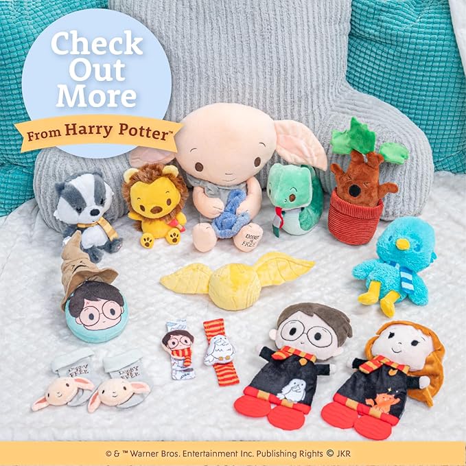 Harry Potter Dobby Plush Clip On Sensory Toys for Toddlers 1-3, Halloween Baby Toys & Learning Toys for Kids, Soft Elf Plushie Baby Halloween Toys-BubblyBeeBaby