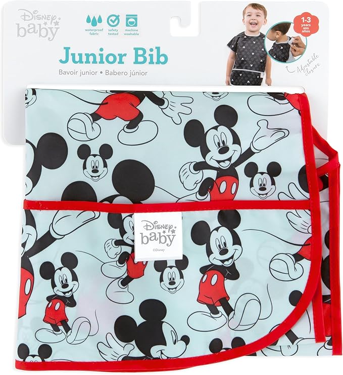 Bumkins Bibs - Toddler Bibs, Waterproof, Large for 1-3 Years, Short Sleeve-BubblyBeeBaby