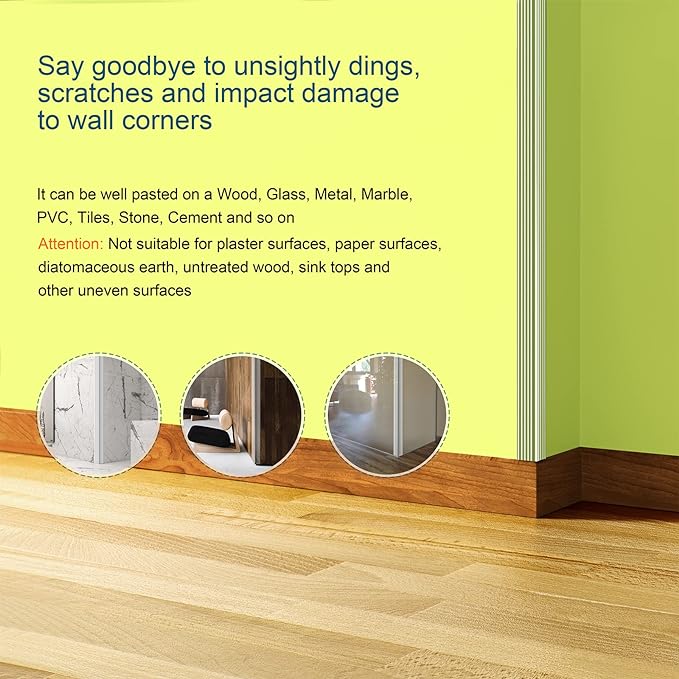 HOMREALM Baby Proofing 7.05ft Long (1.57" Wide) Corner Protector Baby Corner Guards Furniture Corner & Edge Safety Bumpers Clear Baby Proofing Bumper Cushion for Table Furniture Sharp Corners-BubblyBeeBaby