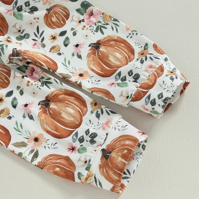 0-4T Toddler Boy Girl Halloween Outfit Fall Clothes Ghost Long Sleeve Sweatshirt Top Pants Baby Halloween Clothes-BubblyBeeBaby