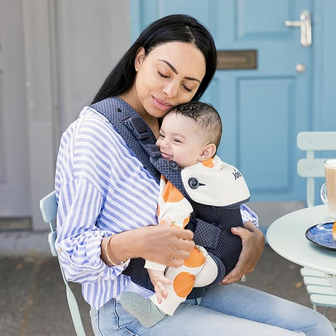 Joie Savvy Lite Air 3-in-1 Baby Carrier – Lightweight, Ergonomic Baby Carrier with 3 Carry Positions, Breathable Fabric, Padded Straps, and Lumbar Support (Indigo)-BubblyBeeBaby