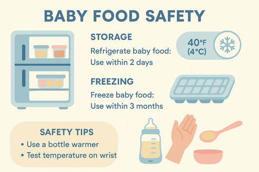 How to Store and Warm Baby Food Safely