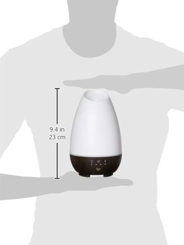 HealthSmart Essential Oil Diffuser, Cool Mist Humidifier and Aromatherapy Diffuser, FSA HSA Eligible with 500ML Tank for Large Rooms, Adjustable Timer, Mist Mode and 7 LED Light Colors, (Pack of 2)-BubblyBeeBaby