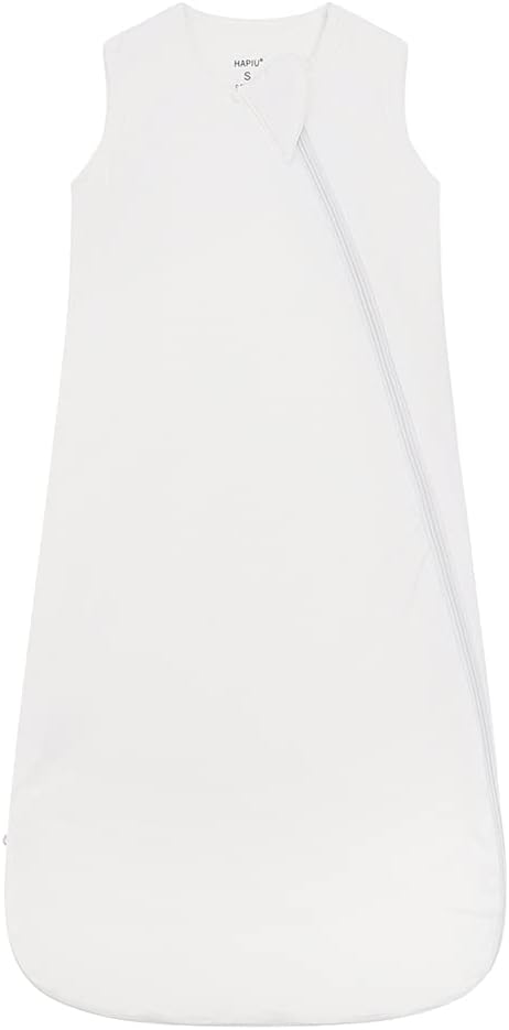 HAPIU Unisex Rayon Made from Bamboo Baby Sleep Sack TOG 1.0, 2-Way Zipper YKK, Wearable Blanket Baby-BubblyBeeBaby