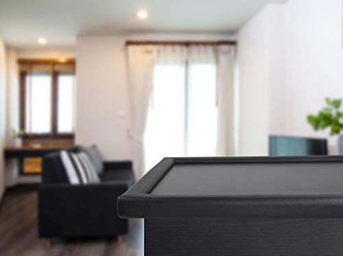 Kidkusion Baby Proof Edge Guards for Safety | Made in The USA | 6 Feet | Black | Edge Protectors for Furniture, Tables, Fireplaces | Heavy Duty Tape Included-BubblyBeeBaby