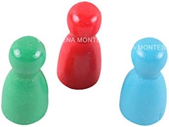 Adena Montessori Stamp Game,Montessori Wooden Math Materials Counting Toy, Early Development Wooden Math School Teaching Aids,Sensorial Educational Tools Preschool Early Learning Toys for Kids-BubblyBeeBaby