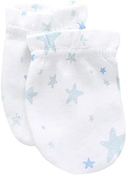 Unisex Baby Cotton Scratch Mittens For Newborn Baby Boys Girls Mittens Accessory 0-6 Months-BubblyBeeBaby