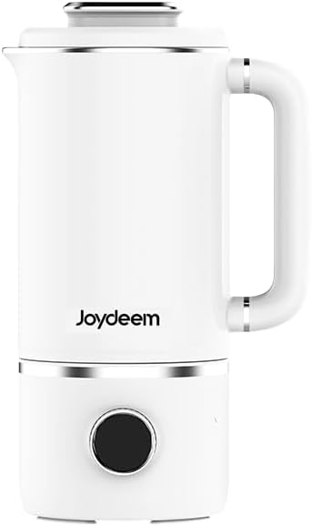 Joydeem JD-PB8200 Compact Blender with 10 Menus, Quiet Cooking Blender for Soymilk, Paste & Juice, 304 Stainless Steel, 12H Preset, 600ml-BubblyBeeBaby