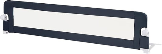 HONEY JOY Bed Rail for Toddlers, Extra Long, Foldable Portable Swing Down Safety Bed Guard Rail, Toddler Bed Rails for Crib, King Queen Full Twin Size Bed Mattress (Gray, 1 Pack, 71 Inch)-BubblyBeeBaby