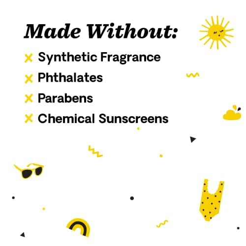 Hello Bello Mineral SPF 55 Sunscreen Lotion with Prebiotics, Water Resistant and Reef Friendly Sun Protection for Babies and Kids, 3 fl oz (Pack of 1)-BubblyBeeBaby