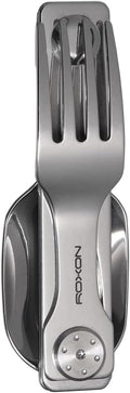 Roxon C2 Camping Utensil 2 in 1 Detachable Folding Cutlery with Fork & Spoon for Outdoor, Camping, Hiking, Easy to Carry Highly Practical Tableware