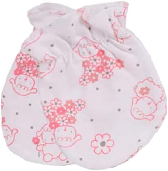 Unisex Baby Cotton Scratch Mittens For Newborn Baby Boys Girls Mittens Accessory 0-6 Months-BubblyBeeBaby