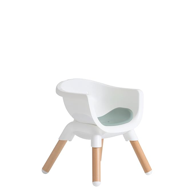 Joie Chai Multi-Mode Highchair - European Beech Wood, Convertible, 9+ Modes, Birth up to 60 lb. (Mist)-BubblyBeeBaby