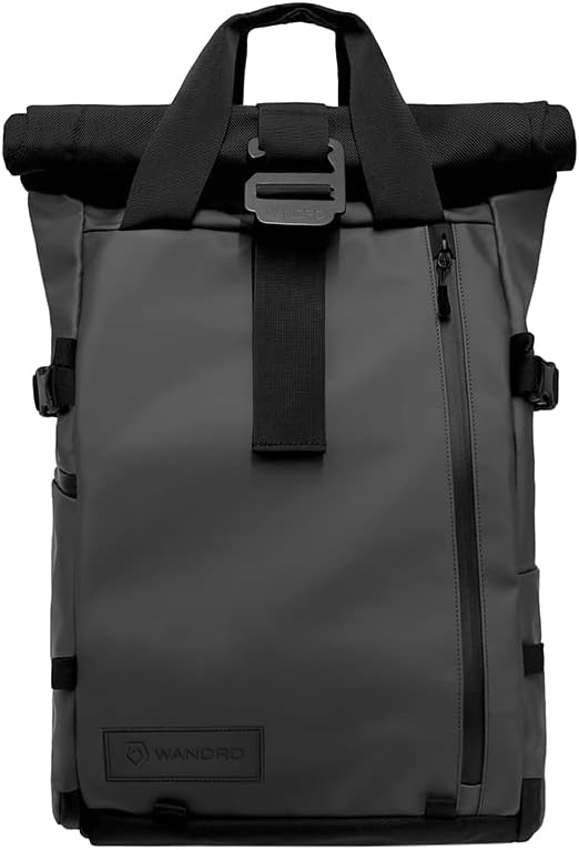 WANDRD PRVKE 41L, V3 Backpack: Weather-Resistant Travel & Camera Backpack with Laptop Sleeve, Quick Side Access, Clamshell Opening – Ideal Photography & Travel Bag (Black)