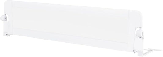 HONEY JOY Bed Rail for Toddlers, Extra Long, Foldable Portable Swing Down Safety Bed Guard Rail, Toddler Bed Rails for Crib, King Queen Full Twin Size Bed Mattress (White, 1 Pack, 71 Inch)-BubblyBeeBaby