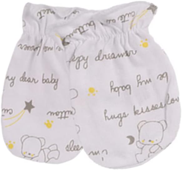 Unisex Baby Cotton Scratch Mittens For Newborn Baby Boys Girls Mittens Accessory 0-6 Months-BubblyBeeBaby