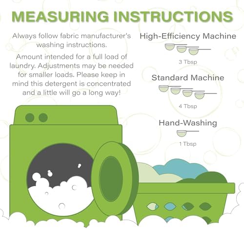 Heritage Park Luxury Laundry Detergent | Dermatologist Tested Plant based Natural & Enzyme Laundry Detergent | Sensitive Skin Friendly - Lavender Mist (64 fl oz Refill)-BubblyBeeBaby