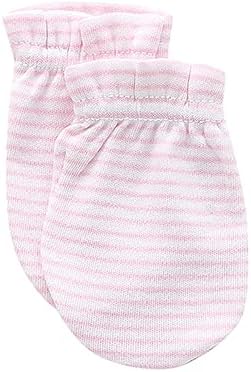 Unisex Baby Cotton Scratch Mittens For Newborn Baby Boys Girls Mittens Accessory 0-6 Months-BubblyBeeBaby