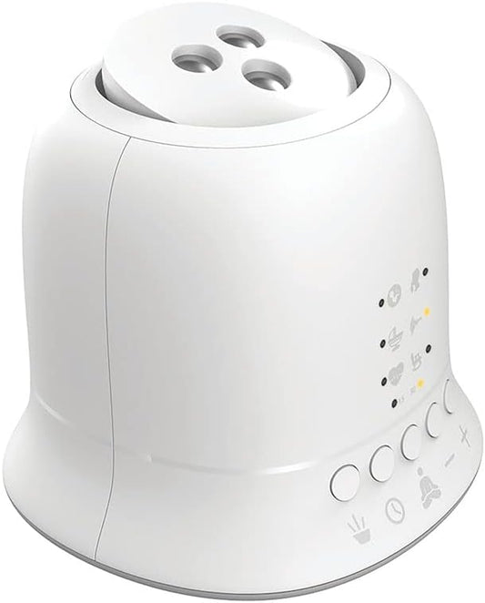 Homedics Sound Machine and Projector with 6 Soothing Sleep Sounds for Your Baby and Kids and Tilt Projector with 9 Images to Help Your Kids Fall Asleep-BubblyBeeBaby