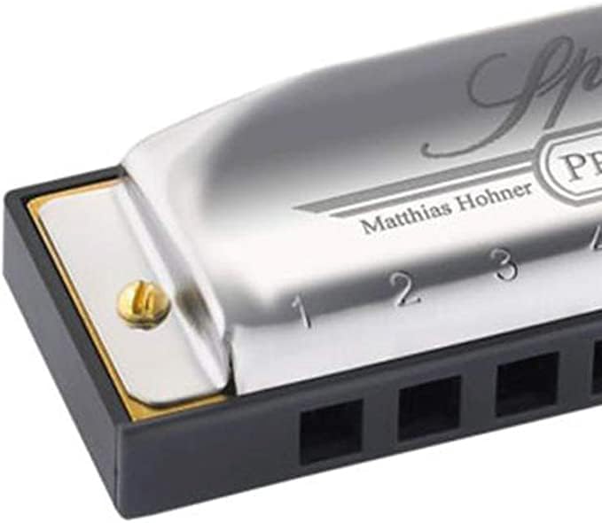 Hohner Special 20 Harmonica - Key of E Flat Bundle with Carrying Case, Pouch, Online Manual, and Austin Bazaar Polishing Cloth-BubblyBeeBaby