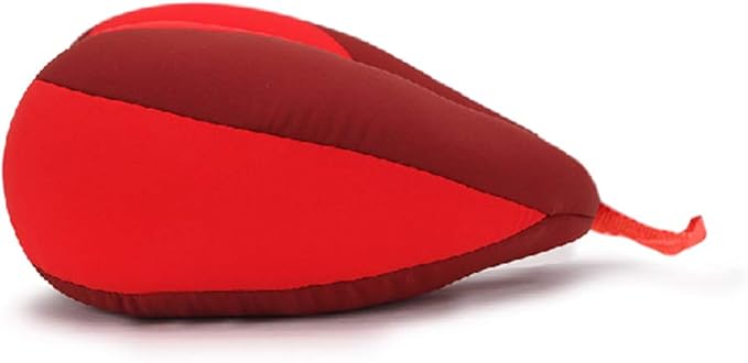 MOOB Travel Neck Pillow,Pillow for Baby Car Seat Comfortably Designed for Head, Neck, and Chin Support - Gifts for Toddler/Child/Kids,Yellow +Red-BubblyBeeBaby