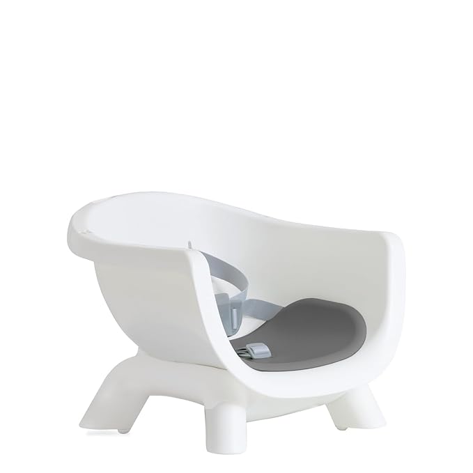 Joie Chai Multi-Mode Highchair - European Beech Wood, Convertible, 9+ Modes, Birth up to 60 lb. (Shadow)-BubblyBeeBaby