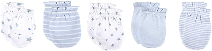 Unisex Baby Cotton Scratch Mittens For Newborn Baby Boys Girls Mittens Accessory 0-6 Months-BubblyBeeBaby