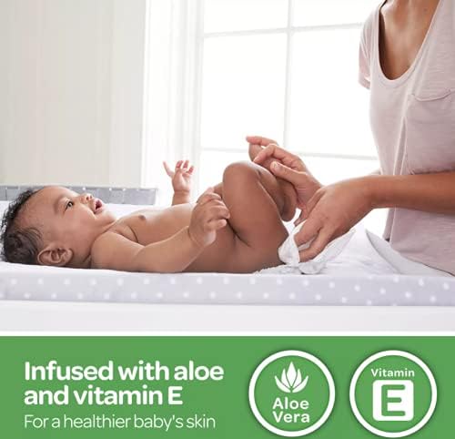 HUGGIES Natural Care Sensitive Baby Wipe Refill, Fragrance Free (1,088 Count)-BubblyBeeBaby