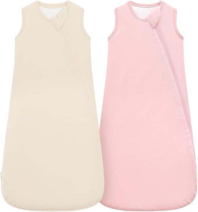 HAPIU Unisex Rayon Made from Bamboo Baby Sleep Sack TOG 1.0, 2-Way Zipper YKK, Wearable Blanket Baby-BubblyBeeBaby