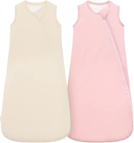 HAPIU Unisex Rayon Made from Bamboo Baby Sleep Sack TOG 1.0, 2-Way Zipper YKK, Wearable Blanket Baby-BubblyBeeBaby