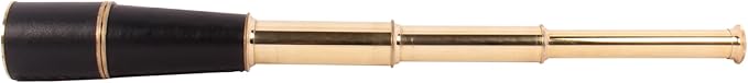 24" Handheld Nautical Brass Telescope with Wooden Box - Pirate Collectibles.-BubblyBeeBaby