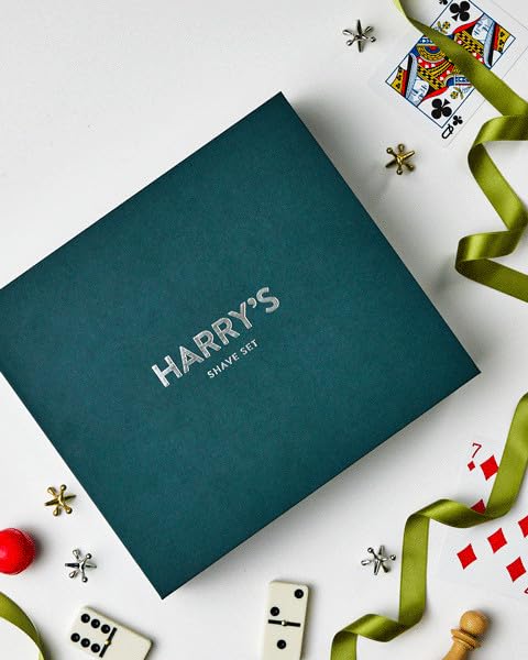 Harry's Shaving Kit for Men - Razor Handle, 5 Razor Blade Refills, Foaming Shave Gel, and Travel Blade Cover - Craft Edition