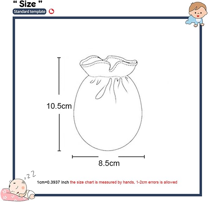 5 Pairs Baby Not Scratch Mittens 0-6 Months New Born Boy Girl Gloves Cute Infant Accessories-BubblyBeeBaby